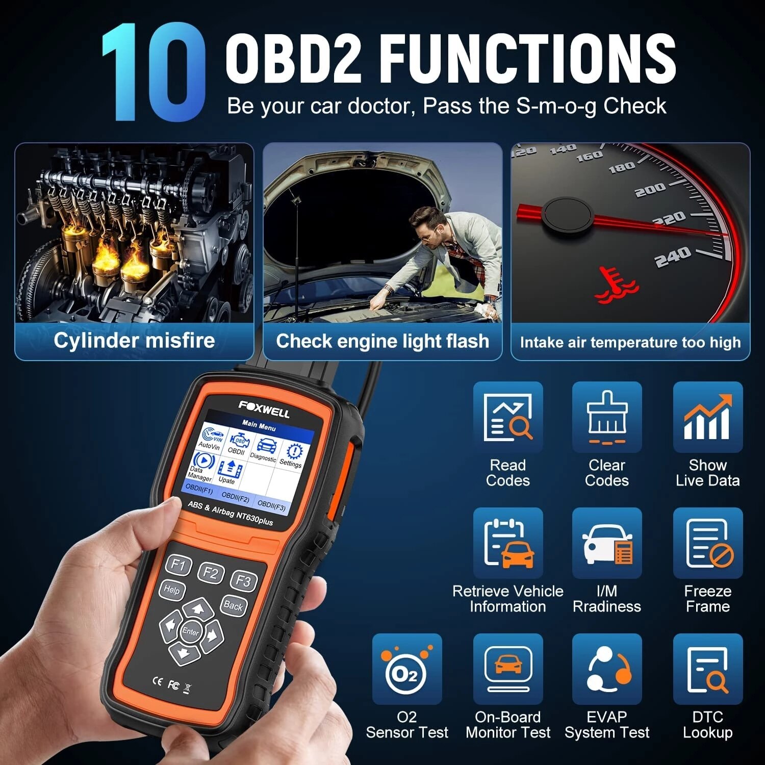 Foxwell-NT630-Al-m-disso-Scanner-Automotivo-Code-Reader-Freio-Sangramento-ABS-Airbag-SRS-Reset-Bater-3