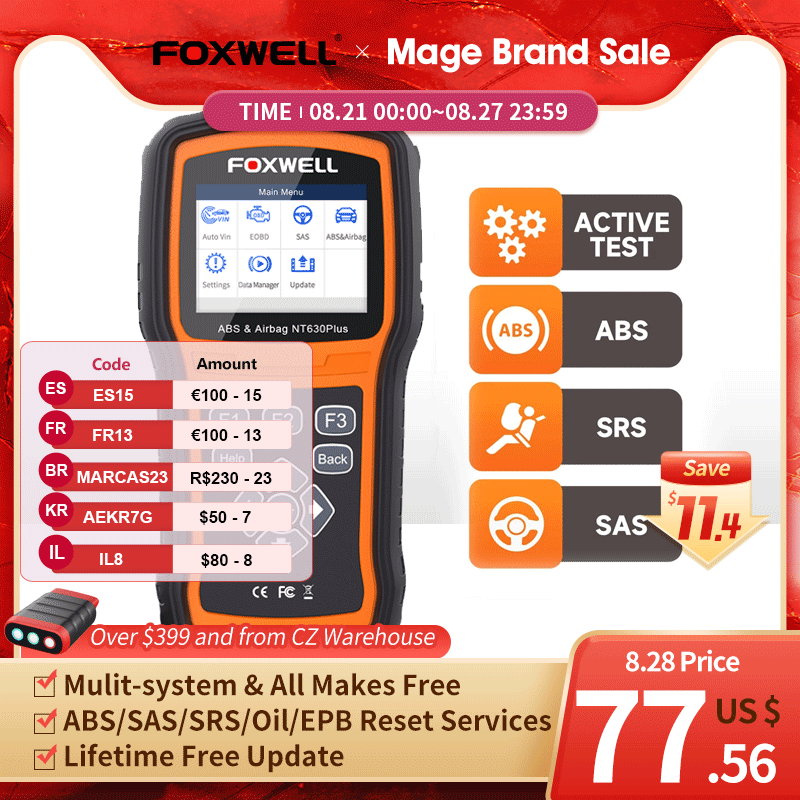 Foxwell-NT630-Al-m-disso-Scanner-Automotivo-Code-Reader-Freio-Sangramento-ABS-Airbag-SRS-Reset-Bater