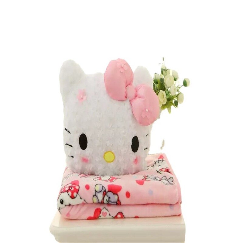 Hello-Kitty-Rose-Velvet-Plush-Melody-Cushion-Blanket-Kawaii-Plushie-Toy-travesseiro-macio-boneca-decorativa-cama-5