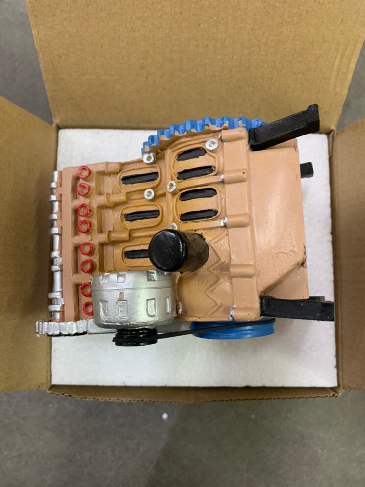 Mini-Inline-quatro-cilindros-motor-modelo-Kit-material-pl-stico-resina-motor-ornamentos-carro-de-montagem-2