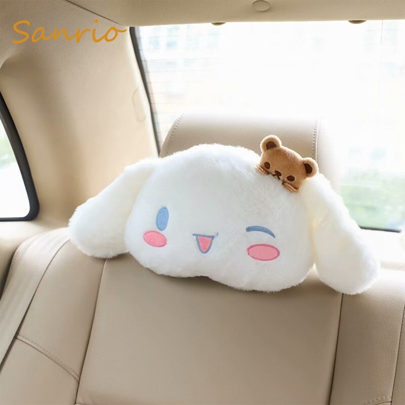 Sanrio-Cinnamoroll-Kawaii-Assento-De-Carro-Travesseiro-Pesco-o-Travesseiro-De-Pel-cia-Dos-Desenhos-Animados