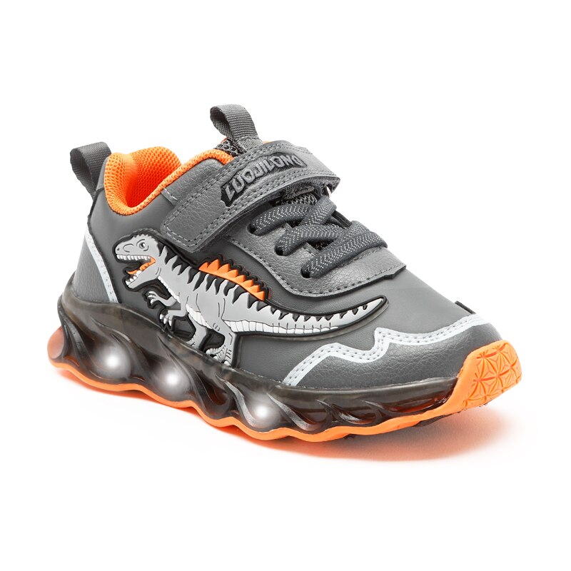 Sapatos-longos-de-couro-para-crian-as-t-nis-esportivos-piscando-para-meninos-dinossauro-LED-Giganotosaurus-1