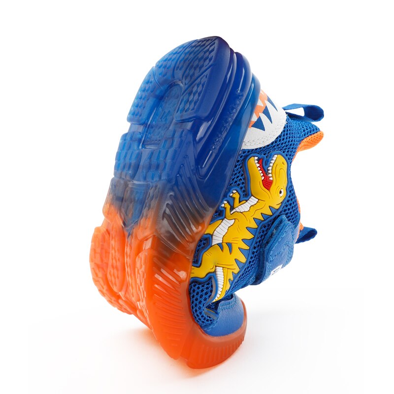 T-nis-para-crian-as-T-REX-Mesh-Light-Up-t-nis-esportivos-LED-piscando-garotinhos-4