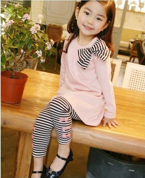 Top-com-arco-e-leggings-listradas-para-meninas-conjuntos-de-roupas-infantis-roupas-infantis-varejo-e-3