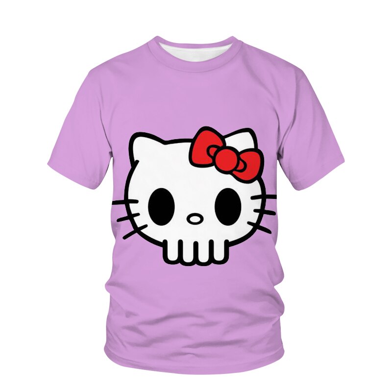 Tops-femininos-com-estampa-Hello-Kitty-camisetas-de-Halloween-gola-redonda-festa-de-rua-casual-camisetas-2