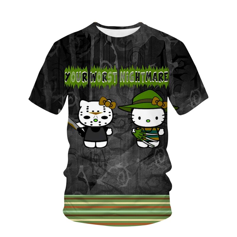 Tops-femininos-com-estampa-Hello-Kitty-camisetas-de-Halloween-gola-redonda-festa-de-rua-casual-camisetas-5