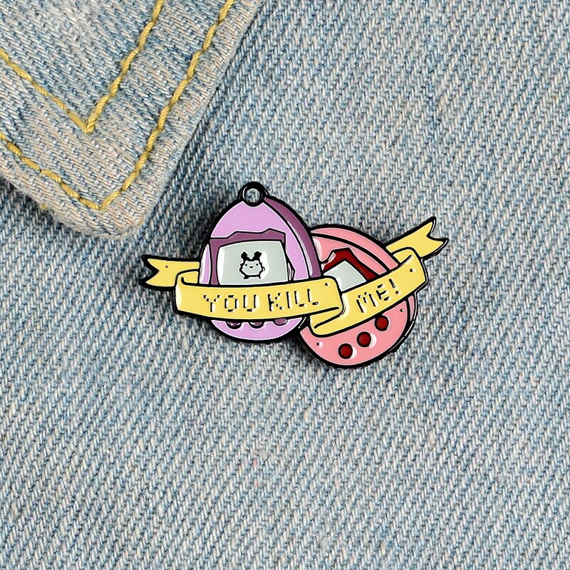 Voc-me-mata-Esmalte-pinos-personalizado-gashapon-broches-lapela-pino-camisa-saco-de-jogo-emblemas-dos